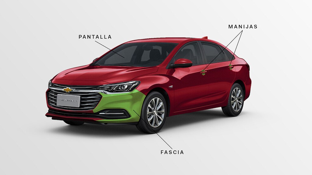 Kit de película de protección de pintura para Chevrolet Cavalier 2024 LS/LT