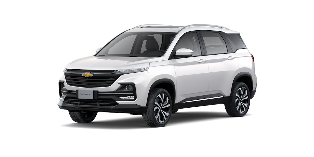 Chevrolet Captiva 2024, mejor camioneta SUV familar en color blanco