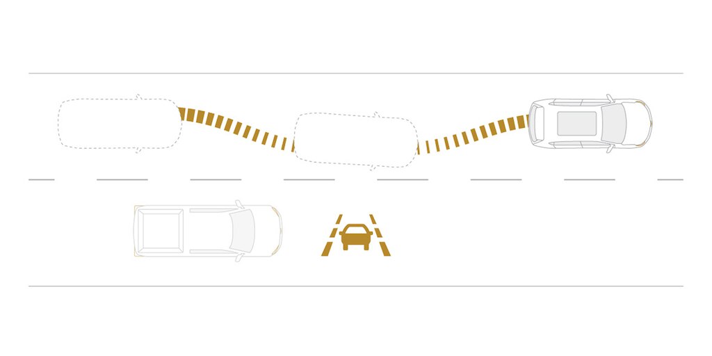 Chevrole Tracker 2024, alerta de punto ciego