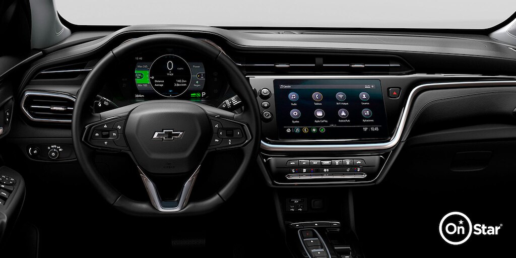 Logotipo de OnStar 4G LTE con conectividad Wi-Fi de Chevrolet