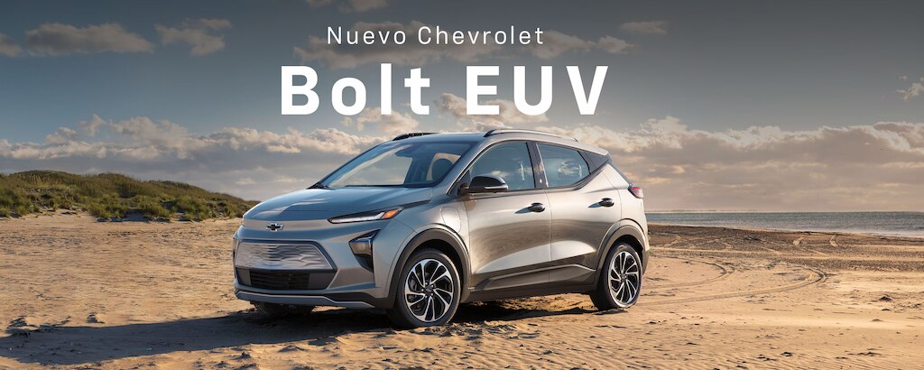 Chevrolet Bolt EUV, SUV eléctrica con molduras en puertas con insertos cromados y luces diurnas LED 