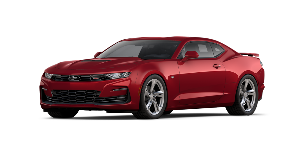 Chevrolet Camaro Coupé 2024, auto deportivo en color radiant red