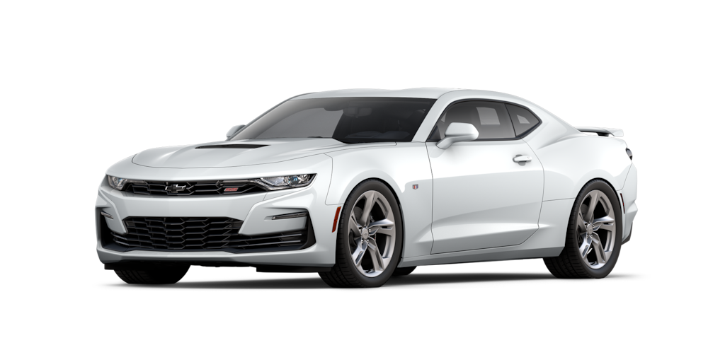 Chevrolet Camaro Coupé 2024, auto deportivo en color summit white