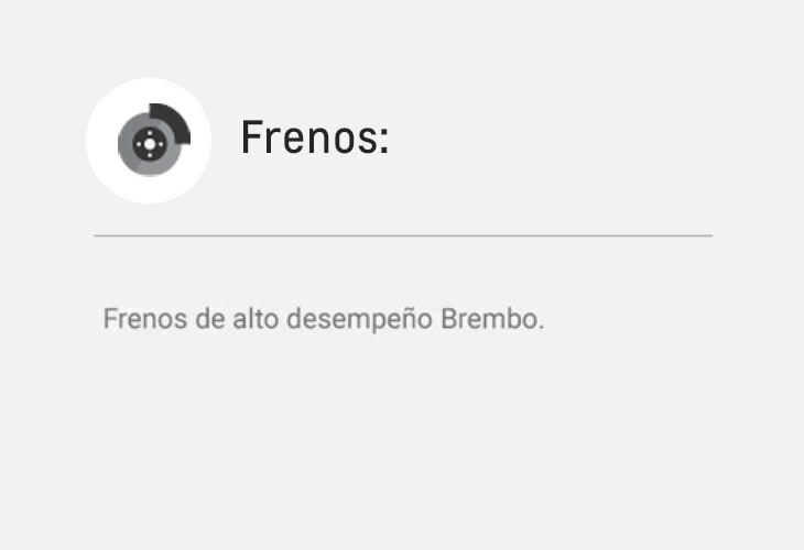 Frenos de alto desempeño Brembo