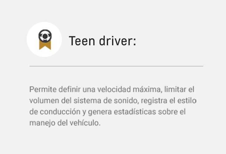 Teen driver, permite definir una velocidad máxima, limitar el volumen del sistema y más