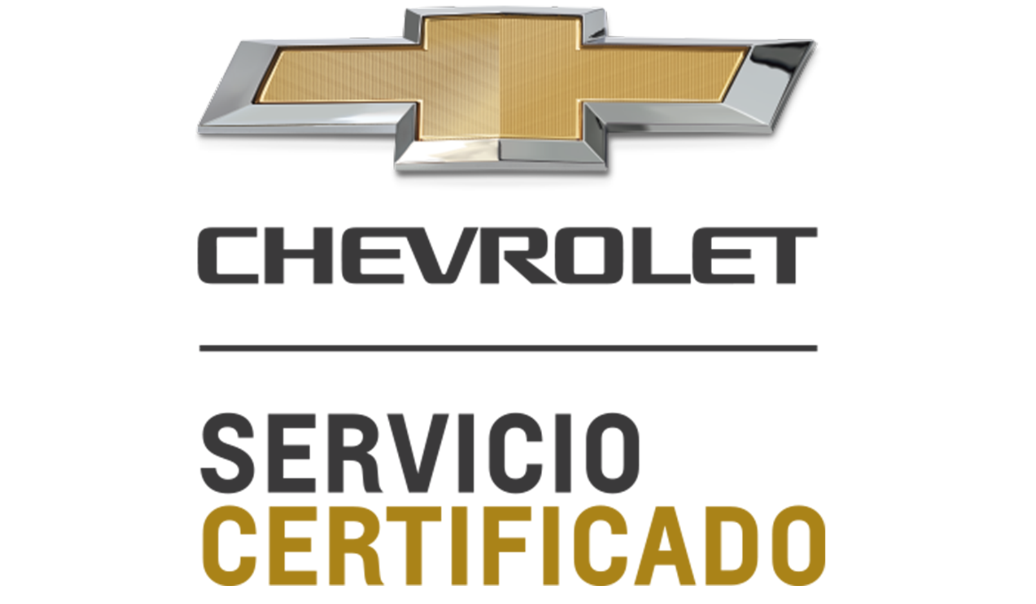 Logotipo de servicio certificado Chevrolet